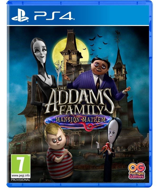 The Addams\'s Family: Mansion Mayhem (PS4) ryhmässä KODINELEKTRONIIKKA / Pelikonsolit & Tarvikkeet / Sony PlayStation 4 / Peli @ TP E-commerce Nordic AB (C96007)