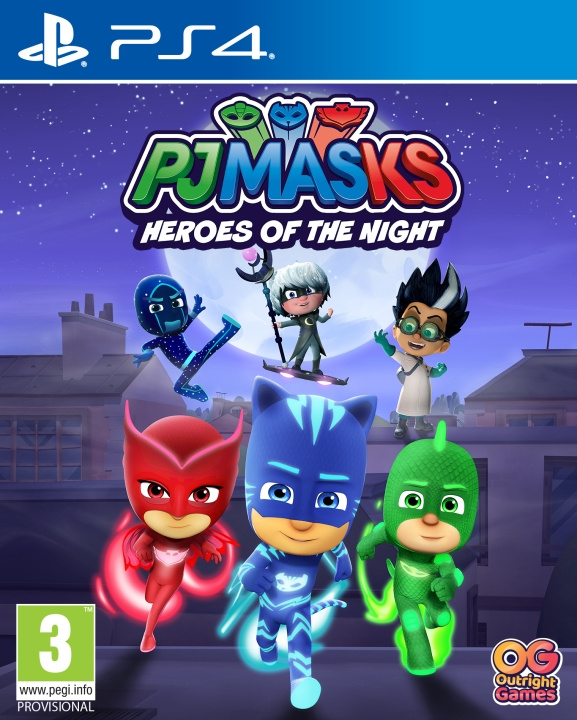 PJ Masks: Heroes of the Night (PS4) ryhmässä KODINELEKTRONIIKKA / Pelikonsolit & Tarvikkeet / Sony PlayStation 4 / Peli @ TP E-commerce Nordic AB (C96008)