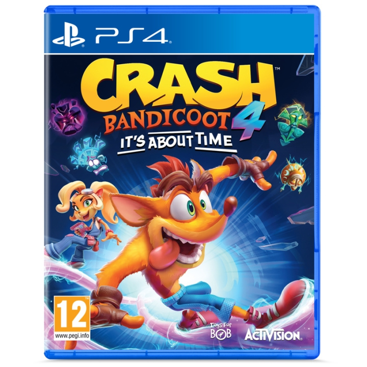 Crash Bandicoot 4: It\'s About Time (PS4) ryhmässä KODINELEKTRONIIKKA / Pelikonsolit & Tarvikkeet / Sony PlayStation 4 / Peli @ TP E-commerce Nordic AB (C96063)