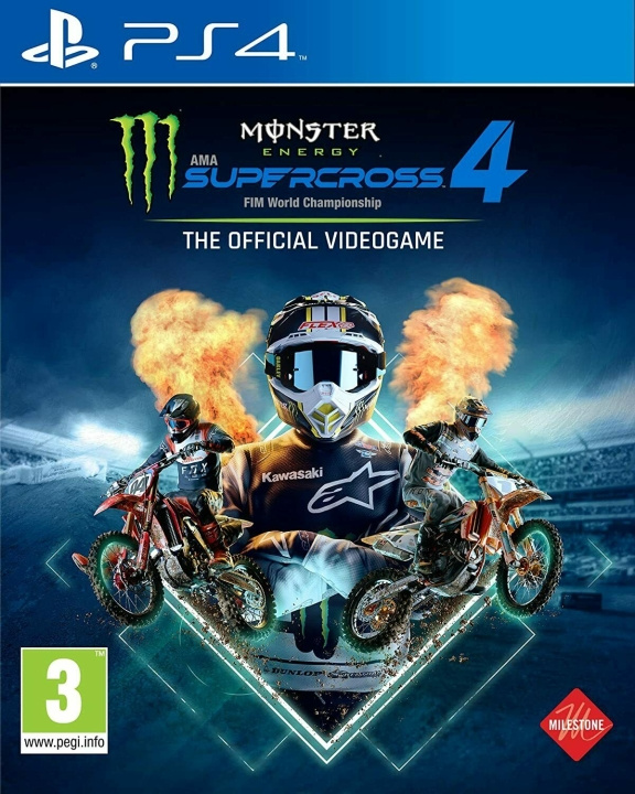 Monster Energy Supercross - The Official Videogame 4 (PS4) ryhmässä KODINELEKTRONIIKKA / Pelikonsolit & Tarvikkeet / Sony PlayStation 4 / Peli @ TP E-commerce Nordic AB (C96094)