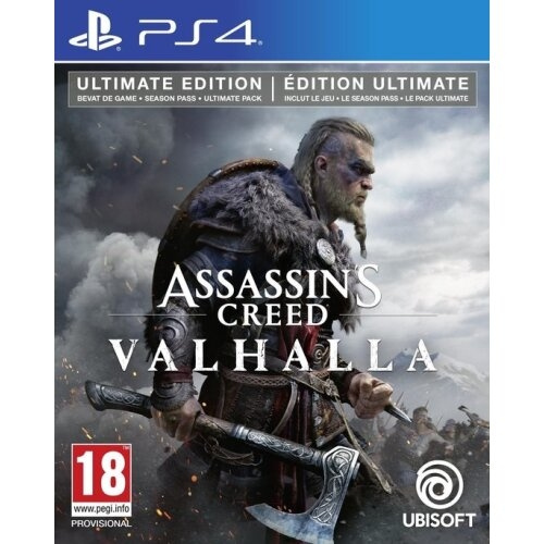 Assassins Creed Valhalla (Ultimate Edition) (PS4) ryhmässä KODINELEKTRONIIKKA / Pelikonsolit & Tarvikkeet / Sony PlayStation 4 / Peli @ TP E-commerce Nordic AB (C96323)