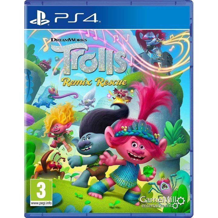 DreamWorks Trolls Remix Rescue (PS4) ryhmässä KODINELEKTRONIIKKA / Pelikonsolit & Tarvikkeet / Sony PlayStation 4 / Peli @ TP E-commerce Nordic AB (C96370)