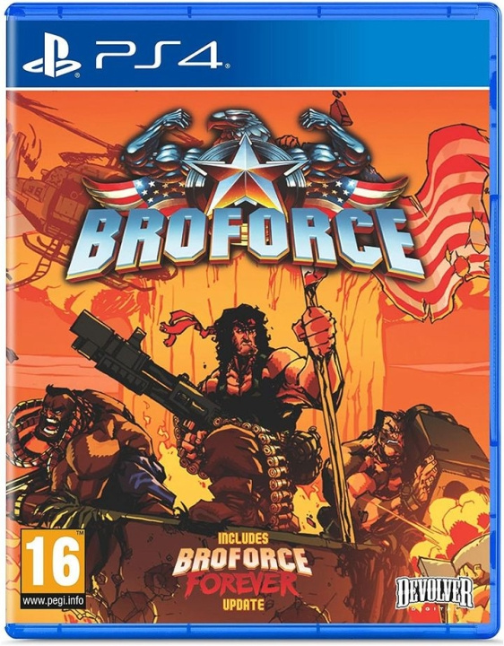 Broforce (PS4) ryhmässä KODINELEKTRONIIKKA / Pelikonsolit & Tarvikkeet / Sony PlayStation 4 / Peli @ TP E-commerce Nordic AB (C96390)