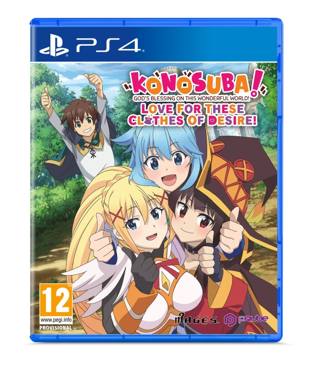 KONOSUBA: God\'s Blessing on this Wonderful World! Love For These Clothes Of Desire (PS4) ryhmässä KODINELEKTRONIIKKA / Pelikonsolit & Tarvikkeet / Sony PlayStation 4 / Peli @ TP E-commerce Nordic AB (C96394)