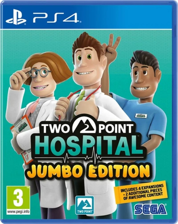 Two Point Hospital (Jumbo Edition) (PS4) ryhmässä KODINELEKTRONIIKKA / Pelikonsolit & Tarvikkeet / Sony PlayStation 4 / Peli @ TP E-commerce Nordic AB (C96458)