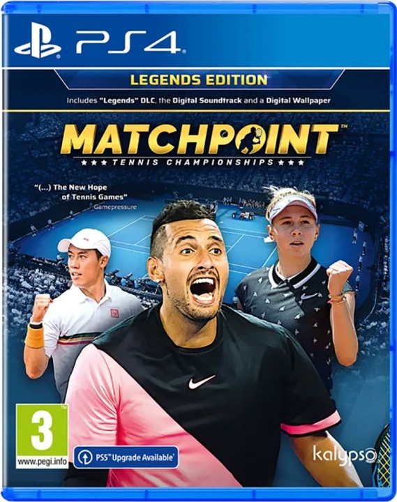 Matchpoint: Tennis Championships (Legends Edition) (PS4) ryhmässä KODINELEKTRONIIKKA / Pelikonsolit & Tarvikkeet / Sony PlayStation 4 / Peli @ TP E-commerce Nordic AB (C96480)