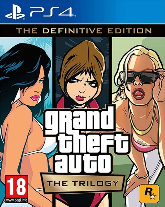 Grand Theft Auto: The Trilogy (The Definitive Edition) (PS4) ryhmässä KODINELEKTRONIIKKA / Pelikonsolit & Tarvikkeet / Sony PlayStation 4 / Peli @ TP E-commerce Nordic AB (C96514)