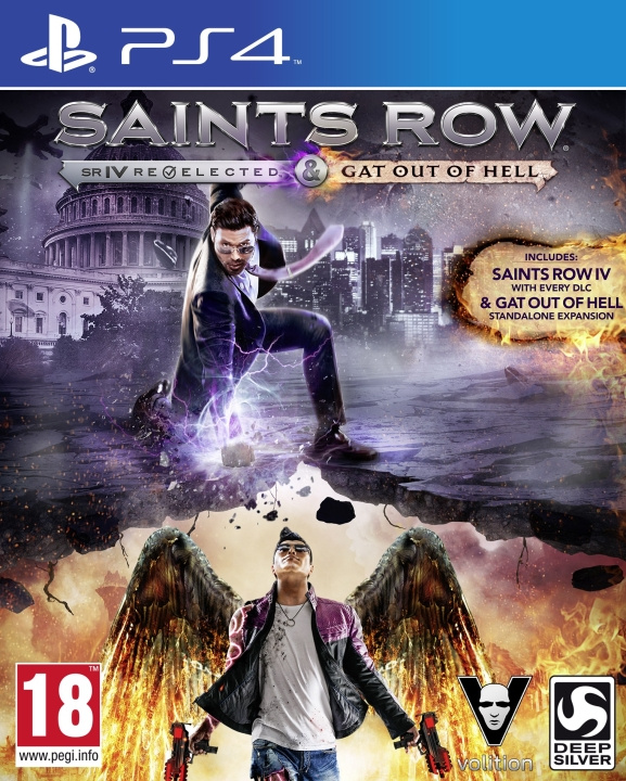 Saints Row IV Re-Elected: Gat Out of Hell (PS4) ryhmässä KODINELEKTRONIIKKA / Pelikonsolit & Tarvikkeet / Sony PlayStation 4 / Peli @ TP E-commerce Nordic AB (C96570)