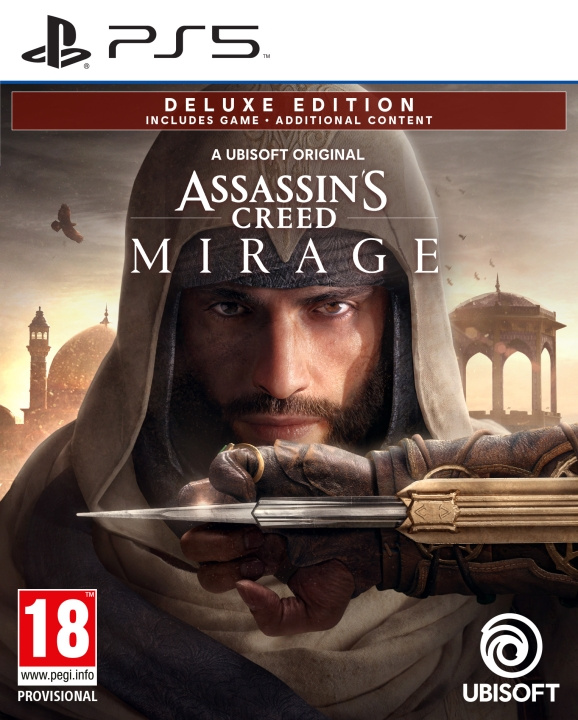 Assassin\'s Creed Mirage (Deluxe Edition) (PS5) ryhmässä KODINELEKTRONIIKKA / Pelikonsolit & Tarvikkeet / Sony PlayStation 5 / Peli @ TP E-commerce Nordic AB (C96649)