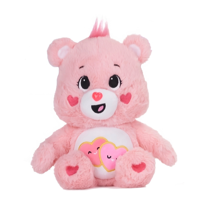 Care Bears Vaaleanpunainen pehmo, 30 cm (70227) ryhmässä LELUT, TUOTTEET LAPSILLE JA VAUVOILLE / Lelut vauvoille (0-3v) / Pehmolelut @ TP E-commerce Nordic AB (C96787)