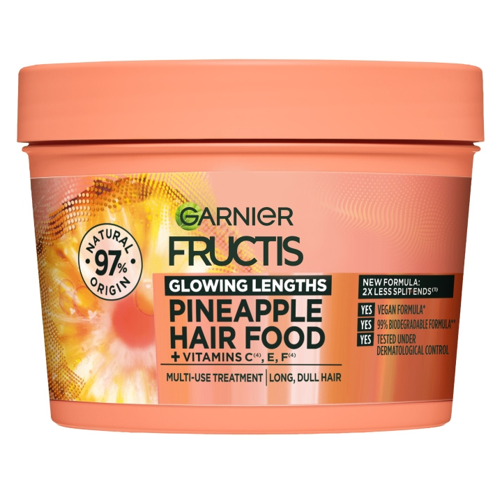 Garnier Fructis Hair Food Ananas naamio - 400ml ryhmässä KAUNEUS JA TERVEYS / Hiukset &Stailaus / Hiustenhoito / Hiusnaamio @ TP E-commerce Nordic AB (C96800)