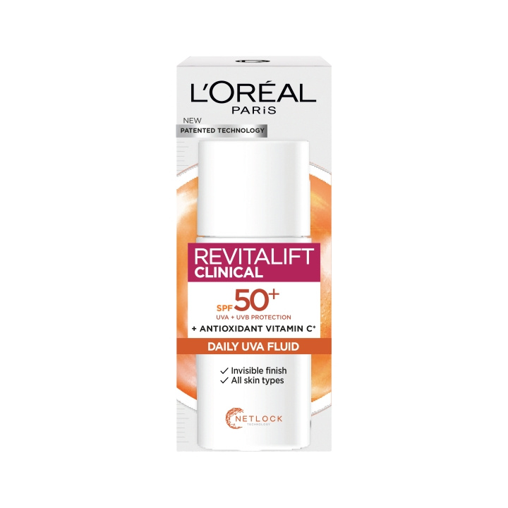 L\'Oréal L\'Oréal Paris Revitalift Clinical Daily Moisturizing Fluid SPF50 - 50ml - 50ml ryhmässä KAUNEUS JA TERVEYS / Ihonhoito / Rusketus / Aurinkosuoja @ TP E-commerce Nordic AB (C96808)