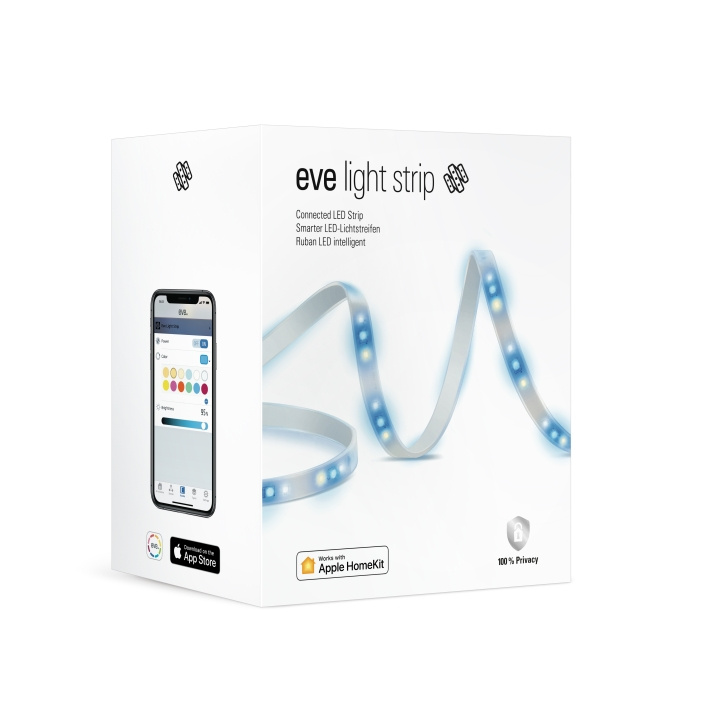 Eve Home Eve Light Strip - Älykäs LED-nauha Apple HomeKit -teknologialla ryhmässä KOTI, TALOUS JA PUUTARHA / Älykodit / Älykäs valaistus @ TP E-commerce Nordic AB (C96884)