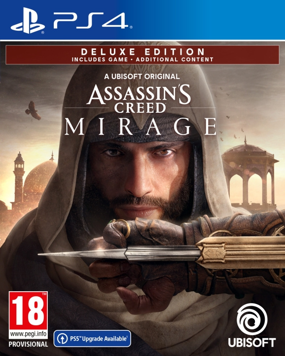 Assassin\'s Creed Mirage (Deluxe Edition) (PS4) ryhmässä KODINELEKTRONIIKKA / Pelikonsolit & Tarvikkeet / Sony PlayStation 4 / Peli @ TP E-commerce Nordic AB (C97032)