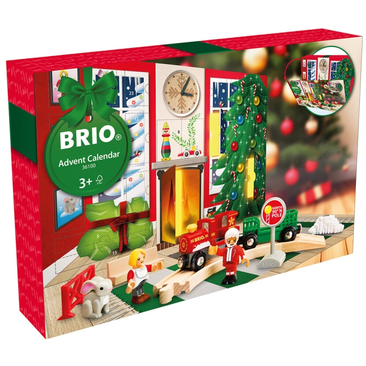 BRIO Adventtikalenteri - 2024 (36100) ryhmässä LELUT, TUOTTEET LAPSILLE JA VAUVOILLE / Leikkikalut, Askartelu &Pelit / Joulukalenterit @ TP E-commerce Nordic AB (C97168)