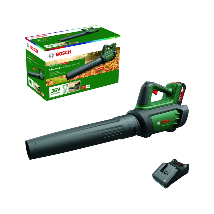 Bosch Advanced Leaf Blower 36V-750 2,0Ah ( akku ja laturi mukana ) ryhmässä KOTI, TALOUS JA PUUTARHA / Puutarhatuotteet / Puutarhatyökalut @ TP E-commerce Nordic AB (C97224)