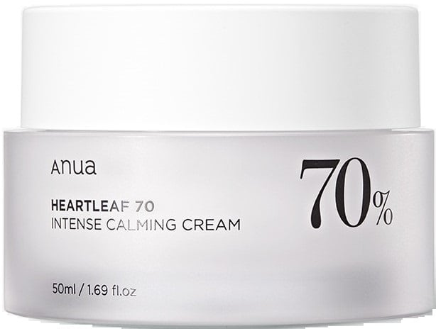 Anua Heartleaf 70% Intense Calming Cream 50 ml ryhmässä KAUNEUS JA TERVEYS / Ihonhoito / Kasvot / Kasvovoide @ TP E-commerce Nordic AB (C97228)