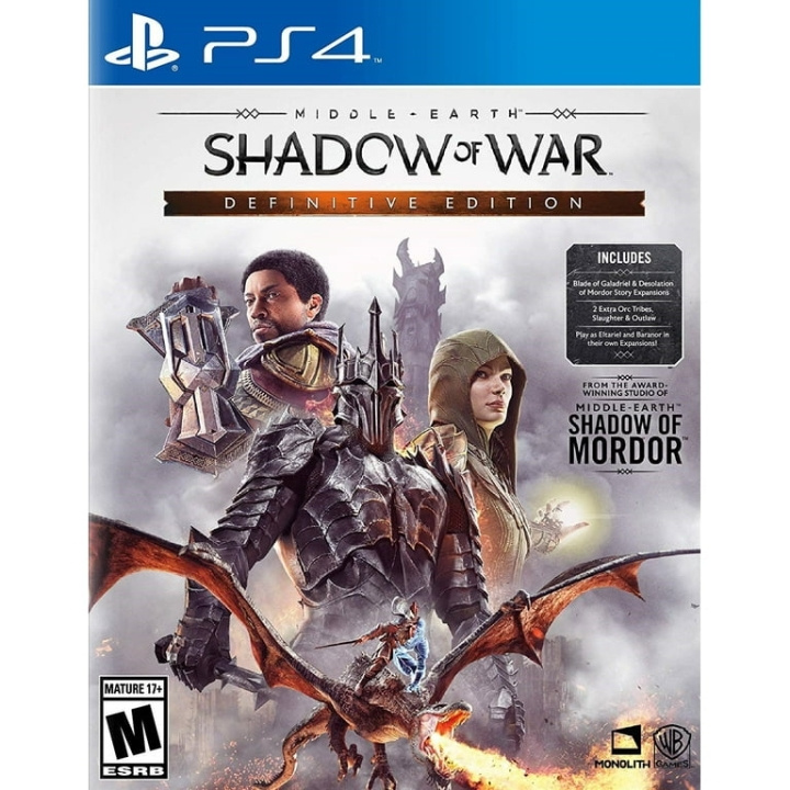 Middle-Earth: Shadow of War Definitive Edition (Import ) (PS4) ryhmässä KODINELEKTRONIIKKA / Pelikonsolit & Tarvikkeet / Sony PlayStation 4 / Peli @ TP E-commerce Nordic AB (C97238)