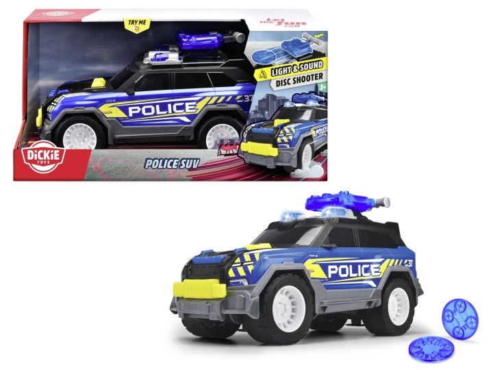 Dickie Toys Poliisin maasturi (203306022) ryhmässä LELUT, TUOTTEET LAPSILLE JA VAUVOILLE / Leikkikalut, Askartelu &Pelit / Leikkiautot @ TP E-commerce Nordic AB (C97263)