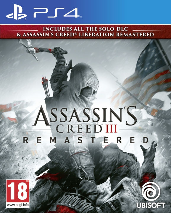 Assassin\'s Creed III (3) + Liberation HD Remaster (PS4) ryhmässä KODINELEKTRONIIKKA / Pelikonsolit & Tarvikkeet / Sony PlayStation 4 / Peli @ TP E-commerce Nordic AB (C97267)