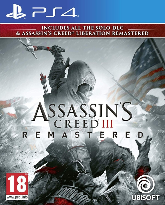 Assassin\'s Creed III Remastered (PS4) ryhmässä KODINELEKTRONIIKKA / Pelikonsolit & Tarvikkeet / Sony PlayStation 4 / Peli @ TP E-commerce Nordic AB (C97277)