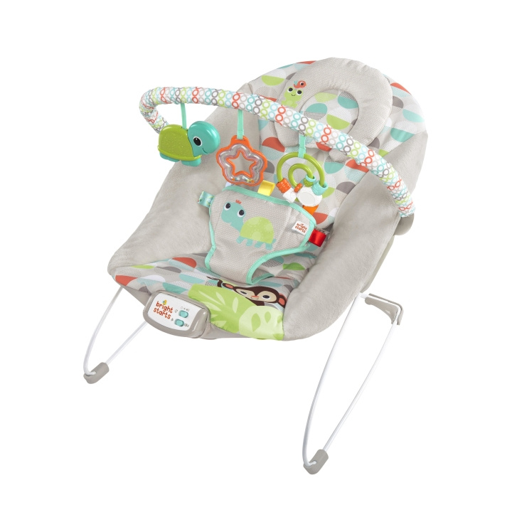 Bright Starts Happy Safari Bouncer™ - (BS-11508) - (BS-11508) ryhmässä LELUT, TUOTTEET LAPSILLE JA VAUVOILLE / Lelut vauvoille (0-3v) / Toiminnalliset lelut @ TP E-commerce Nordic AB (C97403)