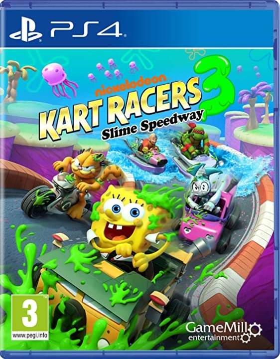 Nickelodeon Kart Racers 3: Slime Speedway (PS4) ryhmässä KODINELEKTRONIIKKA / Pelikonsolit & Tarvikkeet / Sony PlayStation 4 / Peli @ TP E-commerce Nordic AB (C97461)