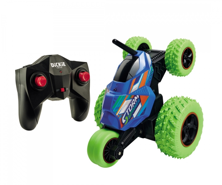 Dickie Toys RC Storm Spinner (201104006) ryhmässä LELUT, TUOTTEET LAPSILLE JA VAUVOILLE / Radio-ohjattava / Radio-ohjattavat autot @ TP E-commerce Nordic AB (C97484)