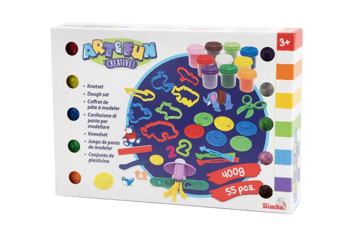 Art&Fun Mega Dough Pack (106324614) ryhmässä LELUT, TUOTTEET LAPSILLE JA VAUVOILLE / Leikkikalut, Askartelu &Pelit / Kokeilu ja tee-se-itse @ TP E-commerce Nordic AB (C97497)