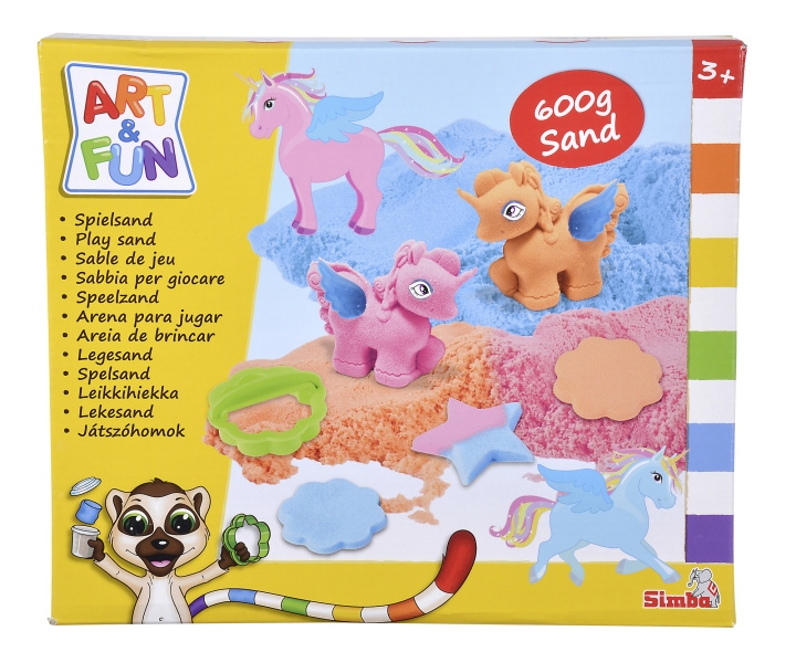 Art&Fun Playsand Set Yksisarvinen (106344622) ryhmässä LELUT, TUOTTEET LAPSILLE JA VAUVOILLE / Leikkikalut, Askartelu &Pelit / Kokeilu ja tee-se-itse @ TP E-commerce Nordic AB (C97499)