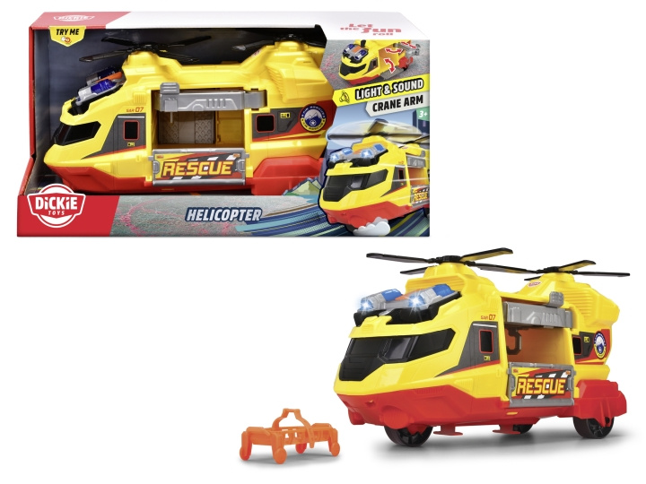 Dickie Toys Helikopteri (203306023) ryhmässä LELUT, TUOTTEET LAPSILLE JA VAUVOILLE / Leikkikalut, Askartelu &Pelit / Leikkiautot @ TP E-commerce Nordic AB (C97509)