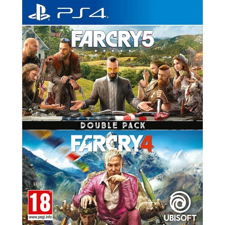 Far Cry 4 + Far Cry 5 Double Pack (PS4) ryhmässä KODINELEKTRONIIKKA / Pelikonsolit & Tarvikkeet / Sony PlayStation 4 / Peli @ TP E-commerce Nordic AB (C97580)