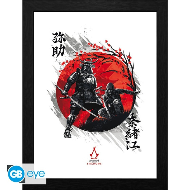 Abysse ASSASSIN\'S CREED - Kehystetty tuloste Shadows Yasuke & Naoe (30x40) x2 ryhmässä KOTI, TALOUS JA PUUTARHA / Sisustus / Kehyksiä @ TP E-commerce Nordic AB (C97595)