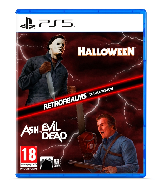 Halloween and Ash vs Evil Dead RetroRealms Double Feature (PS5) ryhmässä KODINELEKTRONIIKKA / Pelikonsolit & Tarvikkeet / Sony PlayStation 5 / Peli @ TP E-commerce Nordic AB (C97710)