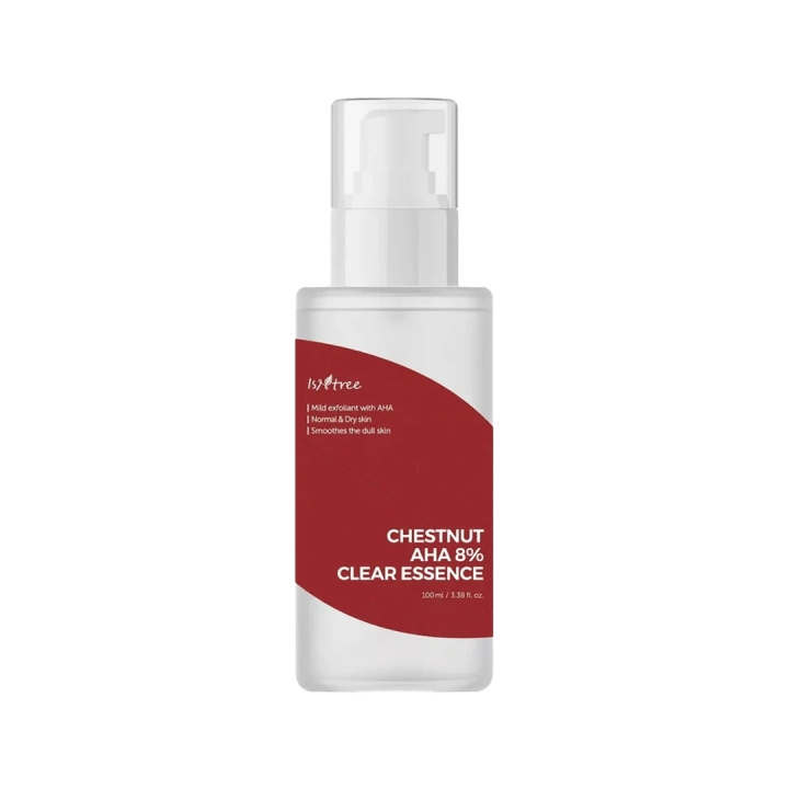 Isntree Kastanja AHA 8% Clear Essence - 100 ml ryhmässä KAUNEUS JA TERVEYS / Ihonhoito / Kasvot / Puhdistus @ TP E-commerce Nordic AB (C97734)