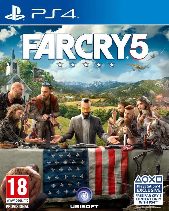 Far Cry 5 (PS4) ryhmässä KODINELEKTRONIIKKA / Pelikonsolit & Tarvikkeet / Sony PlayStation 4 / Peli @ TP E-commerce Nordic AB (C97755)