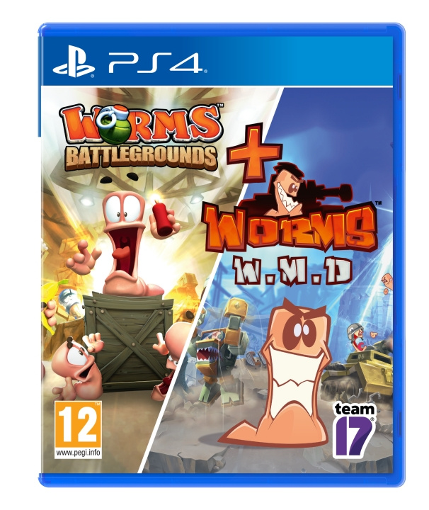 Team17 Worms Battlegrounds + Worms WMD -tuplapaketti ryhmässä KODINELEKTRONIIKKA / Pelikonsolit & Tarvikkeet / Sony PlayStation 4 / Peli @ TP E-commerce Nordic AB (C97934)