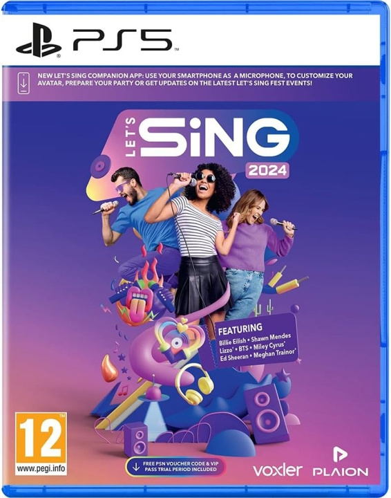 Let\'s Sing 2024 (PS5) ryhmässä KODINELEKTRONIIKKA / Pelikonsolit & Tarvikkeet / Sony PlayStation 5 / Peli @ TP E-commerce Nordic AB (C97943)