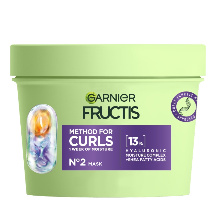 Garnier Fructis Method for Curls naamio kiharille hiuksille - 370 ml ryhmässä KAUNEUS JA TERVEYS / Hiukset &Stailaus / Hiustenhoito / Hiusnaamio @ TP E-commerce Nordic AB (C98182)