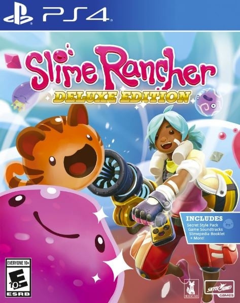 Slime Rancher - Deluxe Edition (PS4) ryhmässä KODINELEKTRONIIKKA / Pelikonsolit & Tarvikkeet / Sony PlayStation 4 / Peli @ TP E-commerce Nordic AB (C98203)