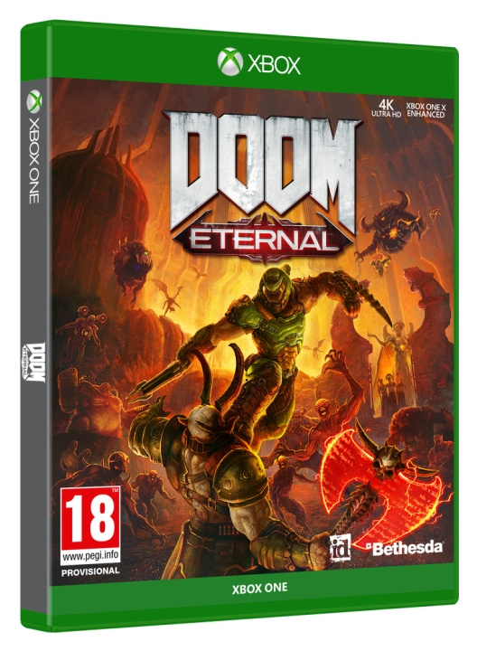 DOOM Eternal (XONE) ryhmässä KODINELEKTRONIIKKA / Pelikonsolit & Tarvikkeet / Xbox One / Peli @ TP E-commerce Nordic AB (C98316)