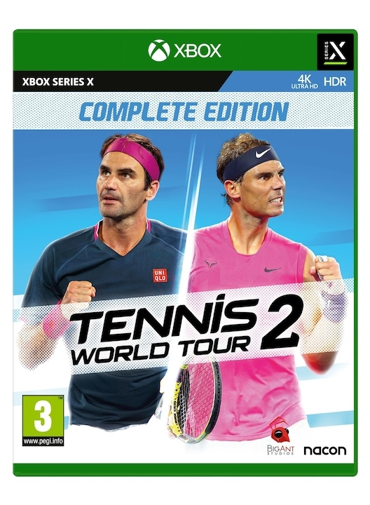 Tennis World Tour 2 (XseriesX) ryhmässä KODINELEKTRONIIKKA / Pelikonsolit & Tarvikkeet / Xbox Series X / Peli @ TP E-commerce Nordic AB (C98420)