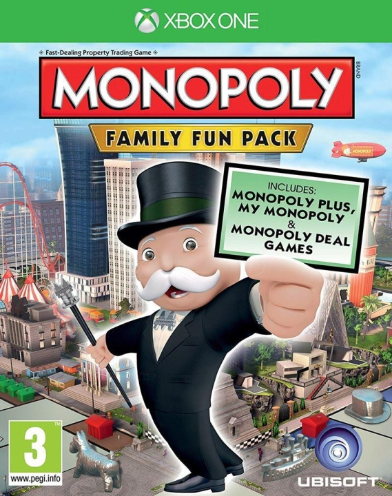 Monopoly Family Fun Pack ryhmässä KODINELEKTRONIIKKA / Pelikonsolit & Tarvikkeet / Xbox One / Peli @ TP E-commerce Nordic AB (C98429)