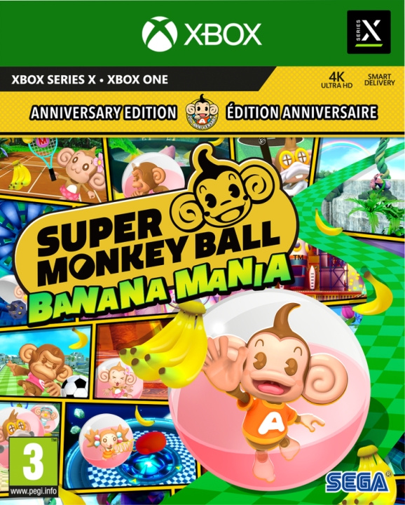 Super Monkey Ball Banana Mania (XONE/XSERIESX) (XseriesX) ryhmässä KODINELEKTRONIIKKA / Pelikonsolit & Tarvikkeet / Xbox Series X / Peli @ TP E-commerce Nordic AB (C98459)