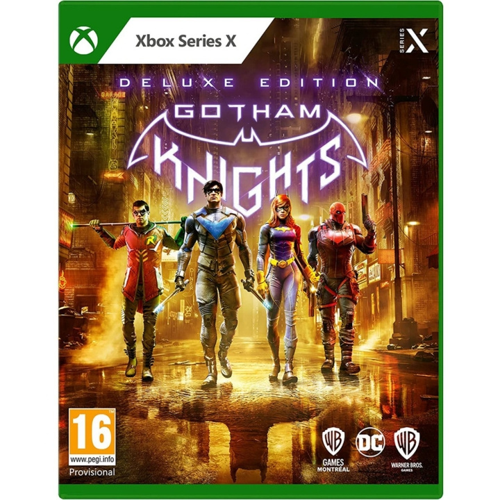 Warner Gotham Knights - Deluxe ryhmässä KODINELEKTRONIIKKA / Pelikonsolit & Tarvikkeet / Xbox Series X / Peli @ TP E-commerce Nordic AB (C98540)