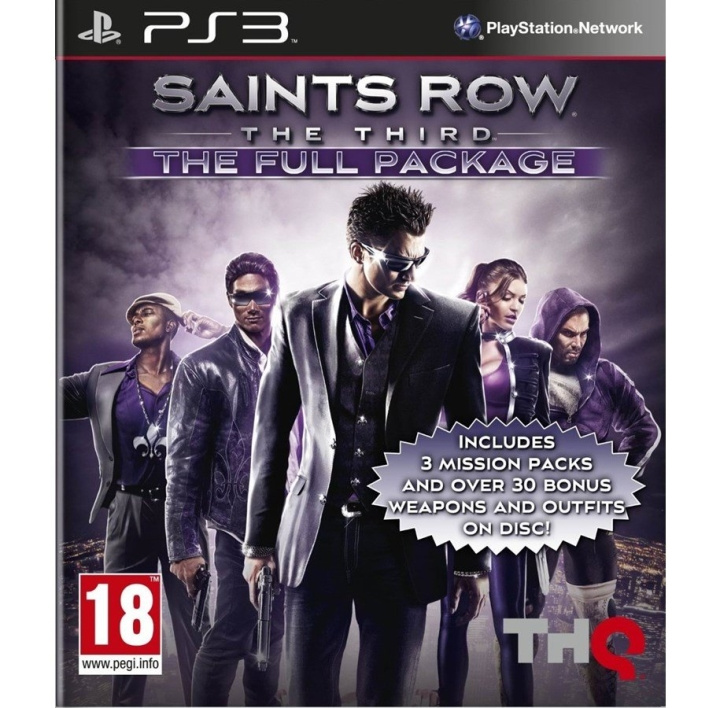 Saints Row The Third: The Full Package (PS3) ryhmässä KODINELEKTRONIIKKA / Pelikonsolit & Tarvikkeet / Sony PlayStation 3 @ TP E-commerce Nordic AB (C98574)