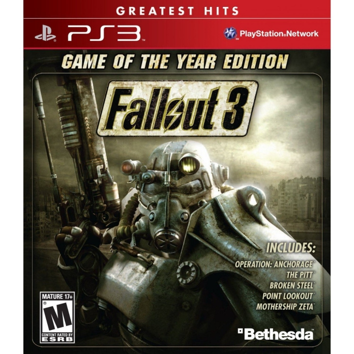 Fallout 3 - Game of the Year Edition (Greatest Hits) (Import) (PS3) ryhmässä KODINELEKTRONIIKKA / Pelikonsolit & Tarvikkeet / Sony PlayStation 3 @ TP E-commerce Nordic AB (C98618)