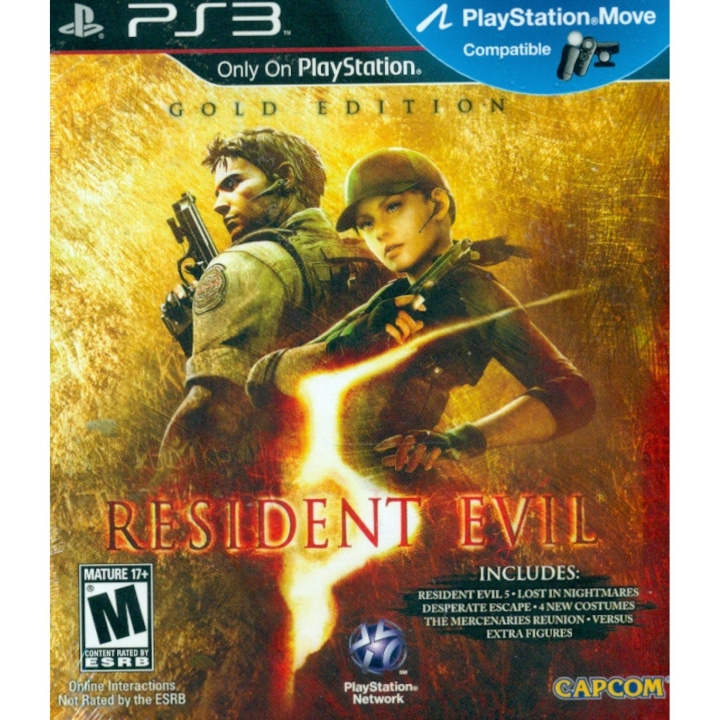 Resident Evil 5: Gold Edition (Import) (PS3) ryhmässä KODINELEKTRONIIKKA / Pelikonsolit & Tarvikkeet / Sony PlayStation 3 @ TP E-commerce Nordic AB (C98619)