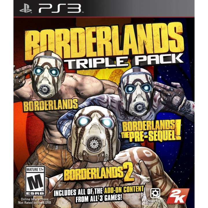 Games Borderlands Triple Pack (Import) (PS3) ryhmässä KODINELEKTRONIIKKA / Pelikonsolit & Tarvikkeet / Sony PlayStation 3 @ TP E-commerce Nordic AB (C98624)