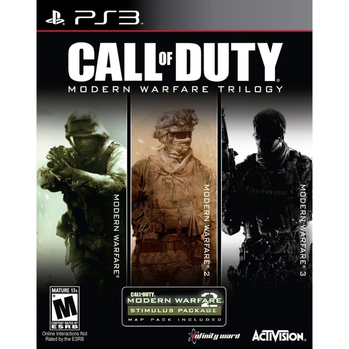 Call of Duty: Modern Warfare Trilogy (Import) (PS3) ryhmässä KODINELEKTRONIIKKA / Pelikonsolit & Tarvikkeet / Sony PlayStation 3 @ TP E-commerce Nordic AB (C98629)